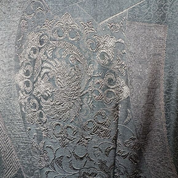 Citron Santa Monica Jacket Extra Small Brown Silk Jacquard Embroidered Floral - Picture 7 of 16